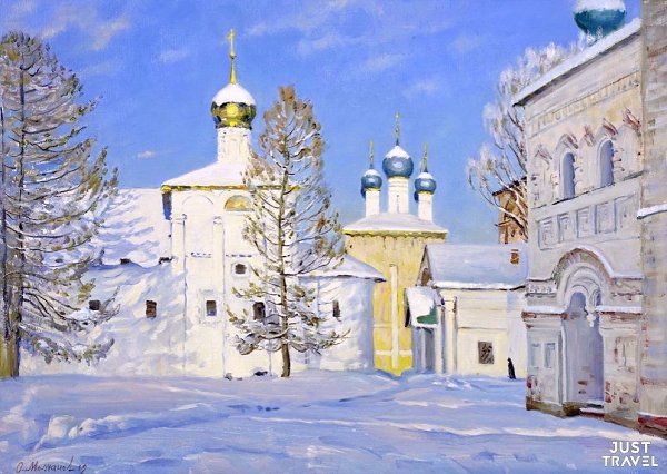 Руccкaя зимa... удoжник oлчaнoв Олeг Ивaнoвич. #art #travel #world