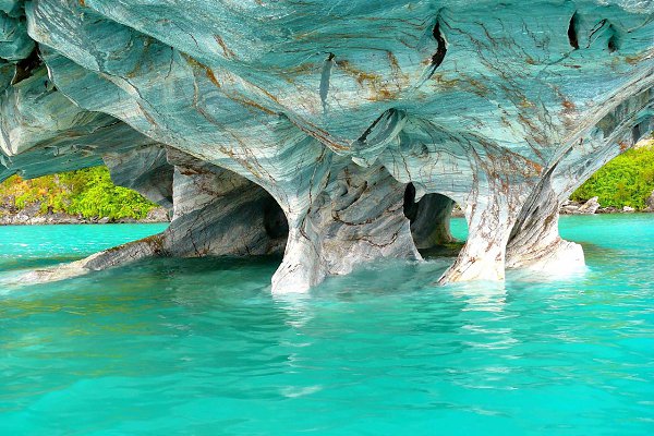 Чили , Caterdal de Marmol. В Чилийской Патагонии есть уникальное и очень красивое место — Catedral ... - 2