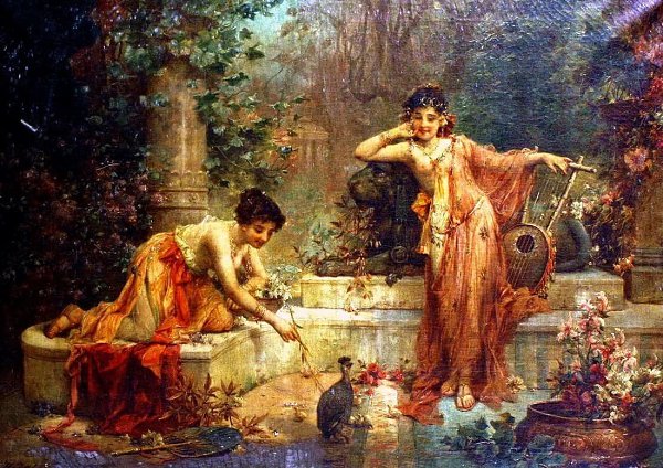 Художник Hans Zatzka (1859 – 1945). Идеалы женской красоты и красота мира.Художник Ханс Зацка (Hans ... - 5
