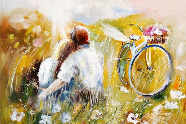 Всё начинается с Любви: И Бог, и жизнь, и даже смерть. Вокруг одной её оси Летит земная круговерть. ...