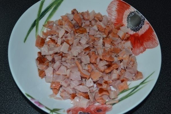 Картофель, фаршированный копченой курицей и овощами под сыром.Нам понадобится:-Картофель – 10 штук ... - 9