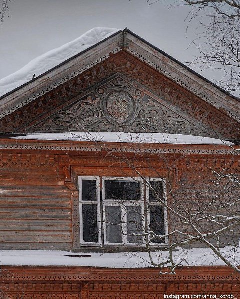 Деревянная усадьба Попова. Поле, Архангельская область. - 3