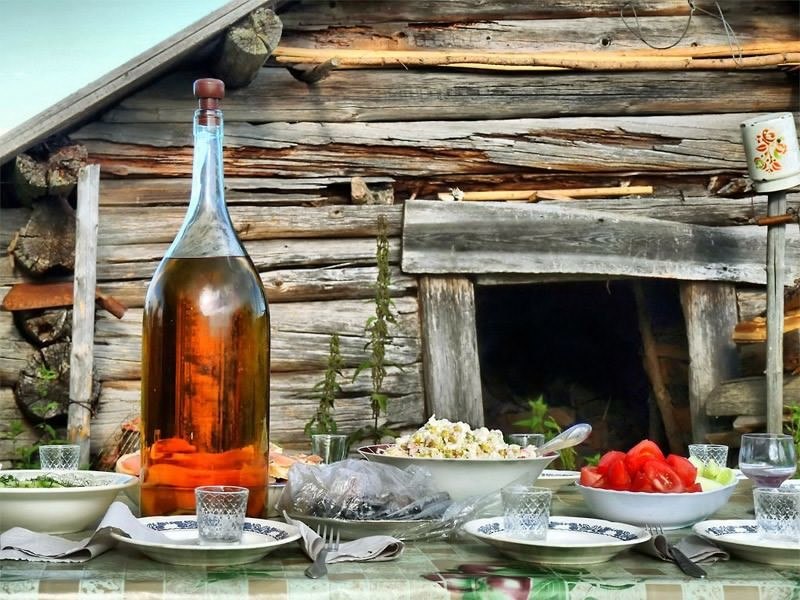 КАРТОШЕЧКА.Нарубили мы с другом в деревне, у его родителей, дров. Полный КАМАЗовский прицеп. У его ...