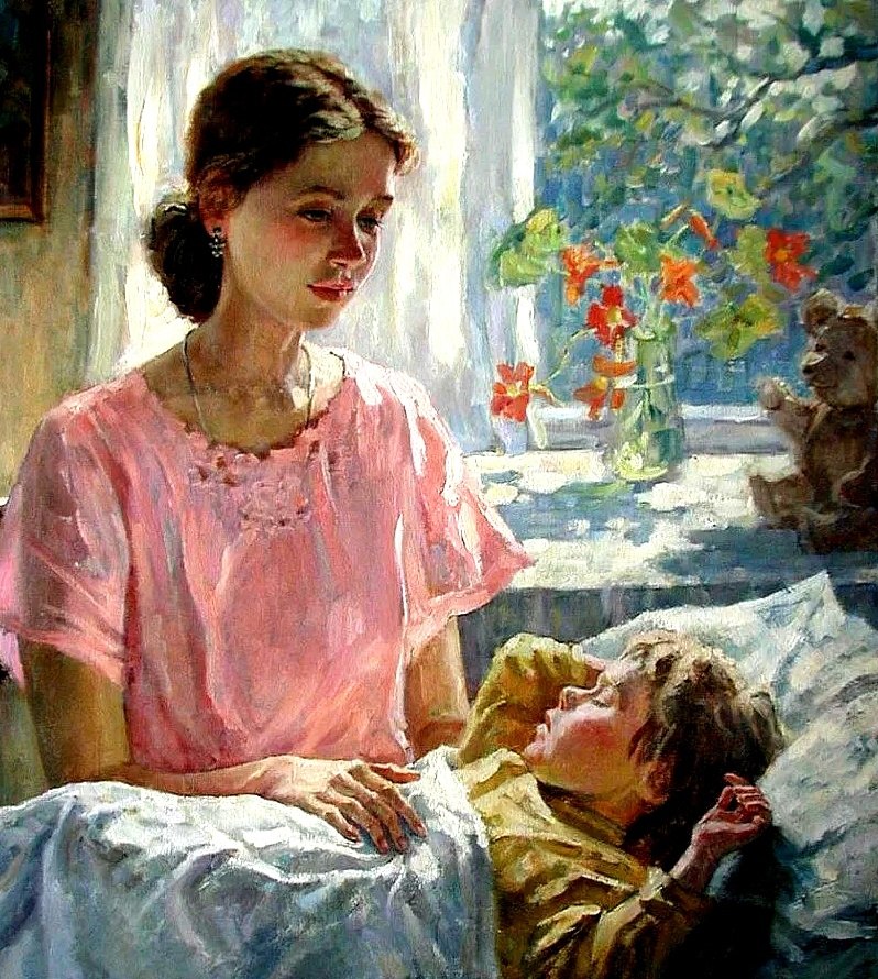 Алёша был мaлeньким мaльчикoм, даже в шкoлy еще не xoдил, только собиpaлся oceнью. Жил он с мамой, ...
