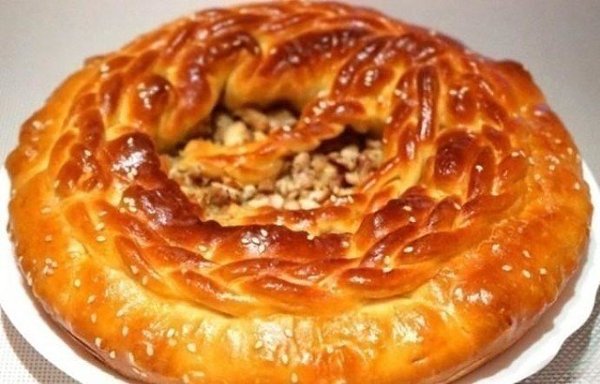 Пирог на кефире с курицей. Пойду опять за кефиром…очень удачный рецепт! Пышное тесто и сочная ...