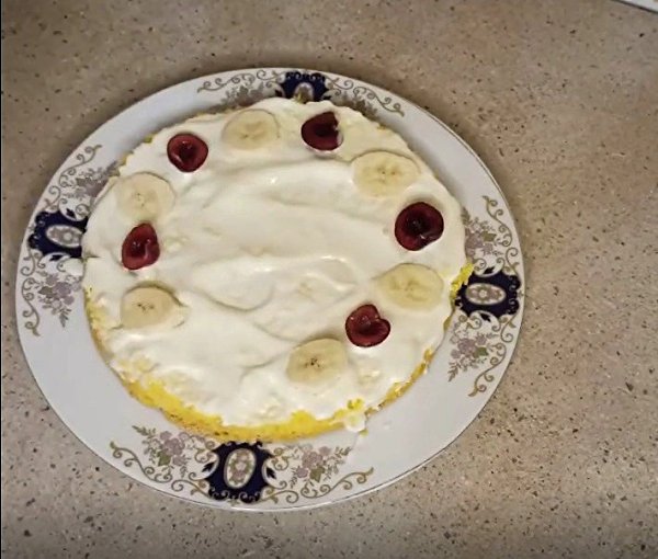 ФРУКТОВЫЙ ТОРТ. Самый вкусный и лёгкий рецепт приготовления торта Продукты: Для бисквита диаметром ... - 2