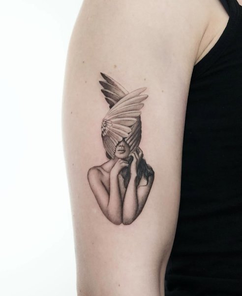 Нереально красивые работы miuuk__tattoo.От такой красоты сложно оторвать глаза - 3