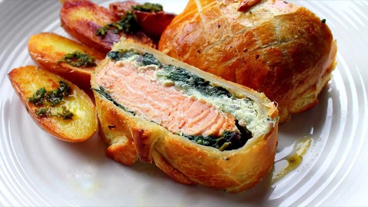 ,   .    "Salmon en croute" (  ...