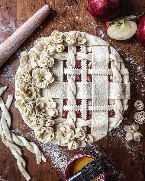 Пирог — это не только вкус, но и впечатление. А если подойти к его оформлению творчески, он может ... - 5