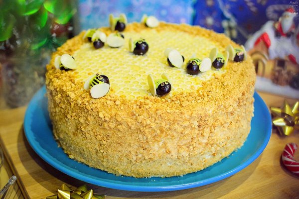 Приглашаем на наш ТГ-канал: https://t.me/recepty_cake.посмотреть медовика с персиковым джемом и ...
