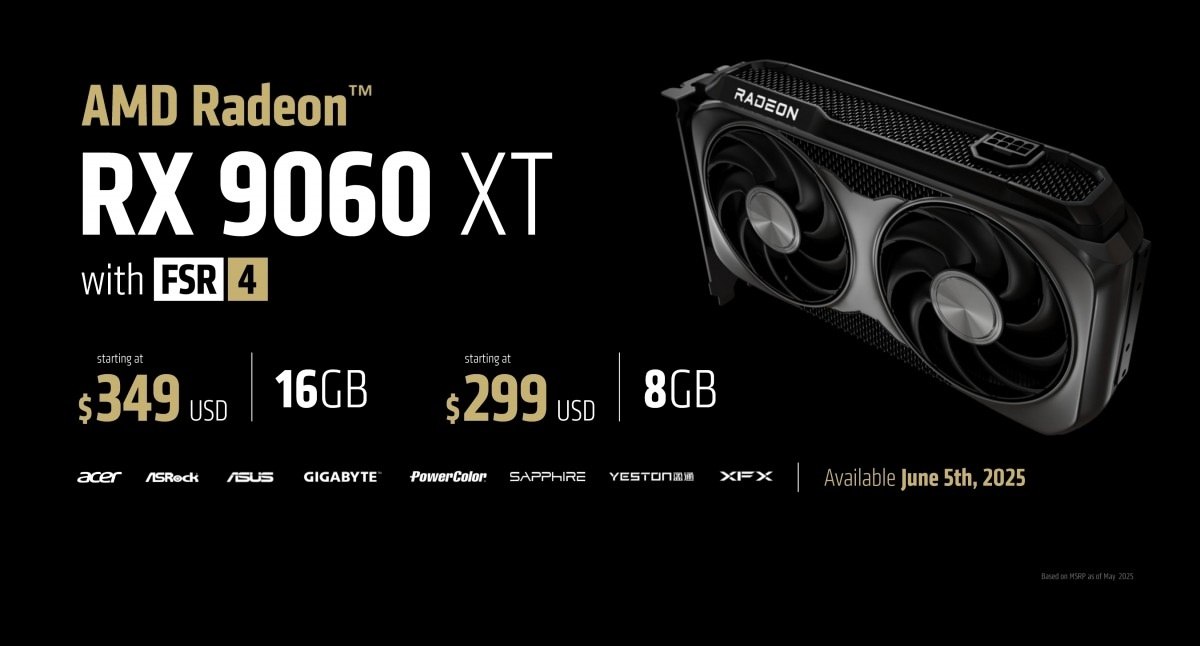  computex 2025 AMD   Radeon RX 9060 XT.    ...