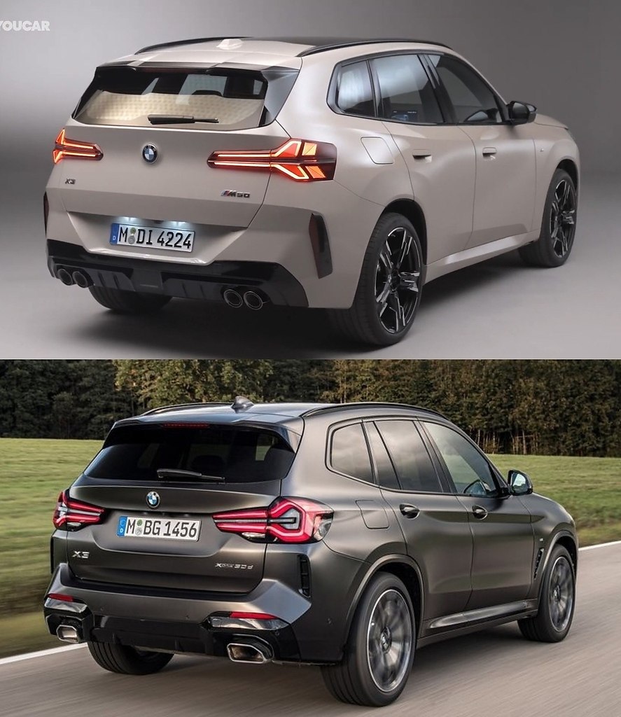  #BMW #3 #G45 vs #X3 #G01 #LCI - 6