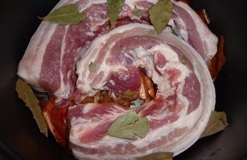 Очень вкусное сало в мультиварке.Ну как же наш стол может обойтись без ароматного нежного сала? ... - 3