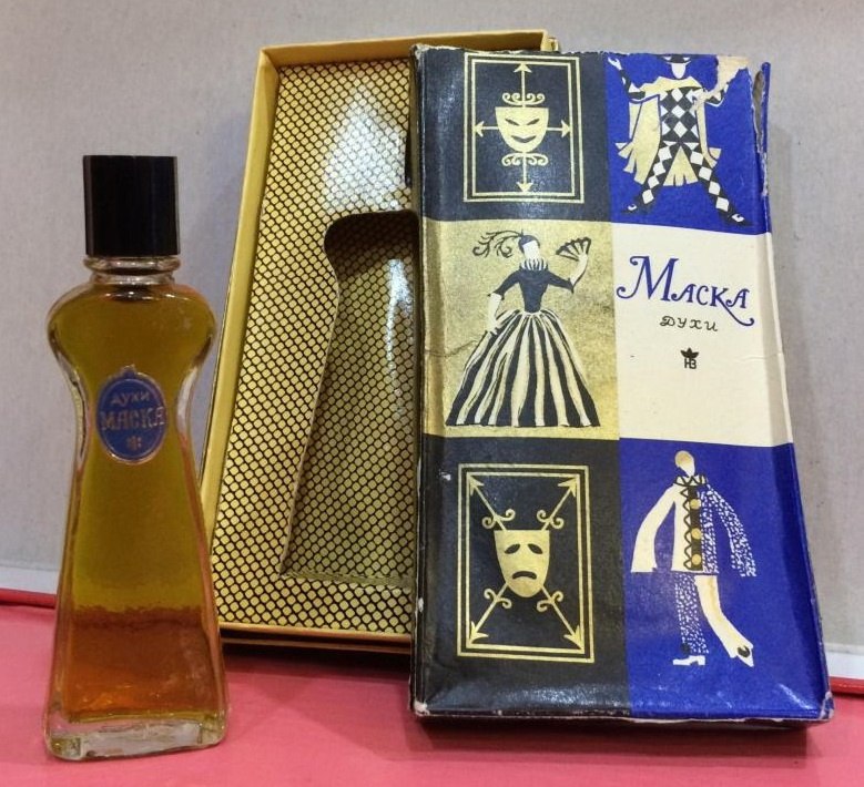 «Маска», духи фабрики «Новая Заря», г. Москва, 1974 год.Тип аромата: пряныеНоты: амбра, специиДухи ...
