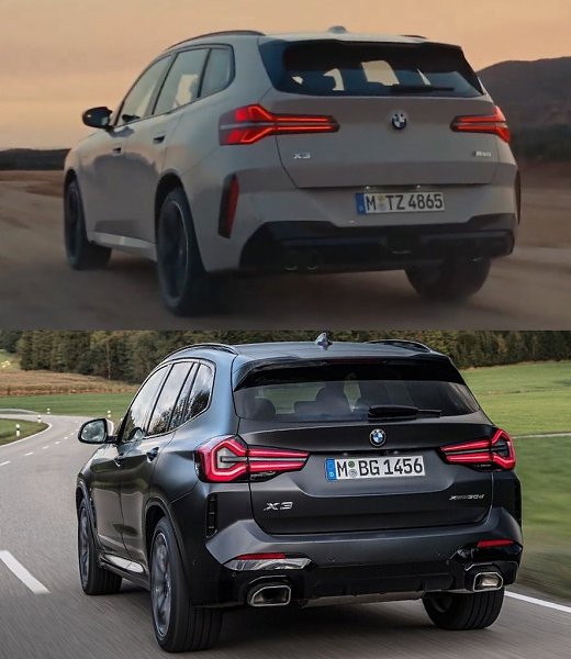  #BMW #3 #G45 vs #X3 #G01 #LCI - 2