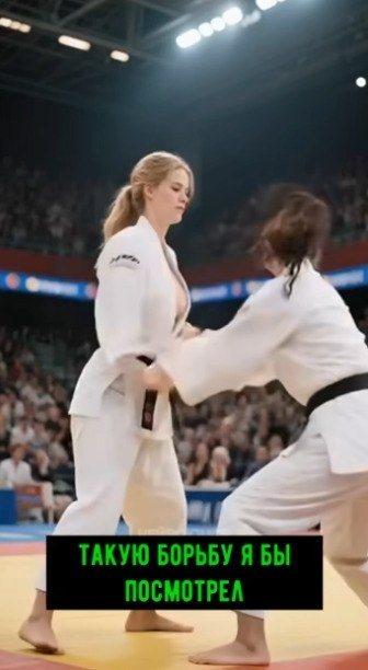 Смотрю по телевизору дзюдо и тут в комнату заходит мама.Тем временем дзюдо: - 2