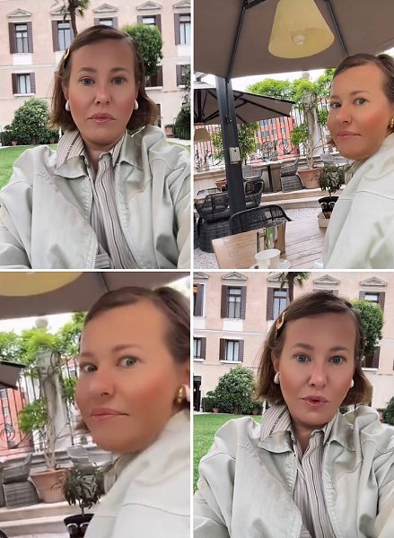 Ксения Собчак на отдыхе. Ее визажисты, видимо, тоже. Какие пчелы ее покусали?