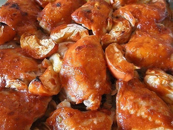 Румяная курочка в тайной глазури.Ингредиенты для курочки:-2 куриных голени-2 куриных бедра-4 ...