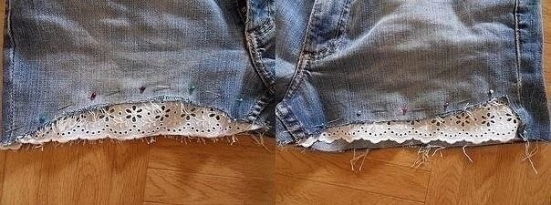 Шорты из старых джинсов. Идеи для переделки - 7