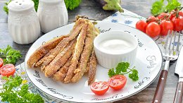Баклажаны во фритюре хрустящие