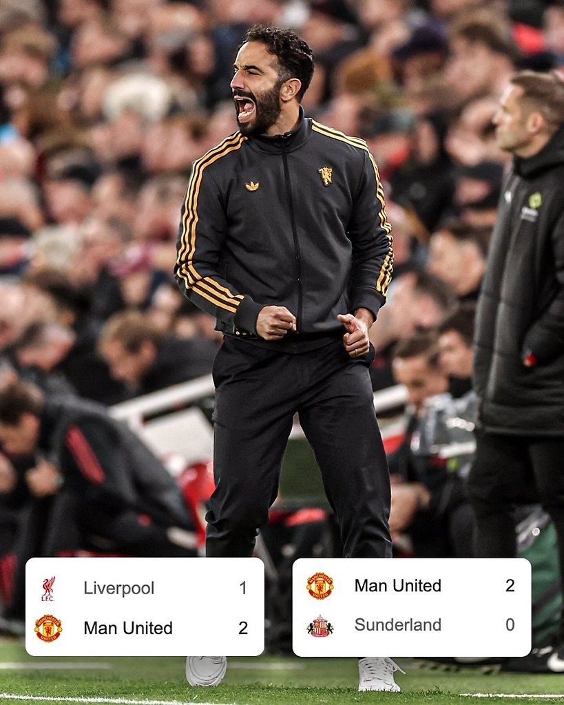 Рубен Аморим светился от счастья на послематчевом интервью – он впервые выиграл два матча АПЛ ...