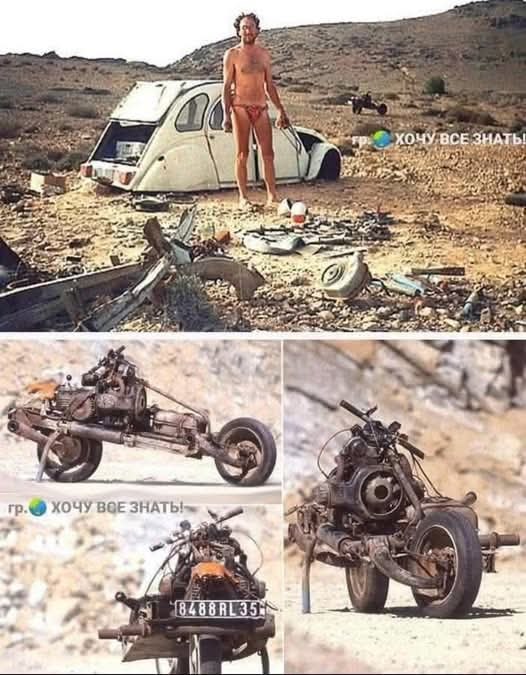 :) В 1993 году французский электрик Эмиль Лерай застрял посреди африканской пустыни, когда ехал на ...