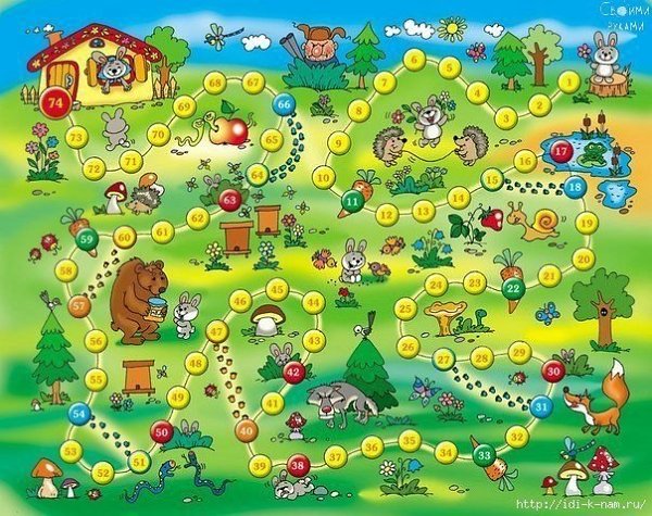 Игры - ходилки. Распечатайте и играйте всей семьей - 4