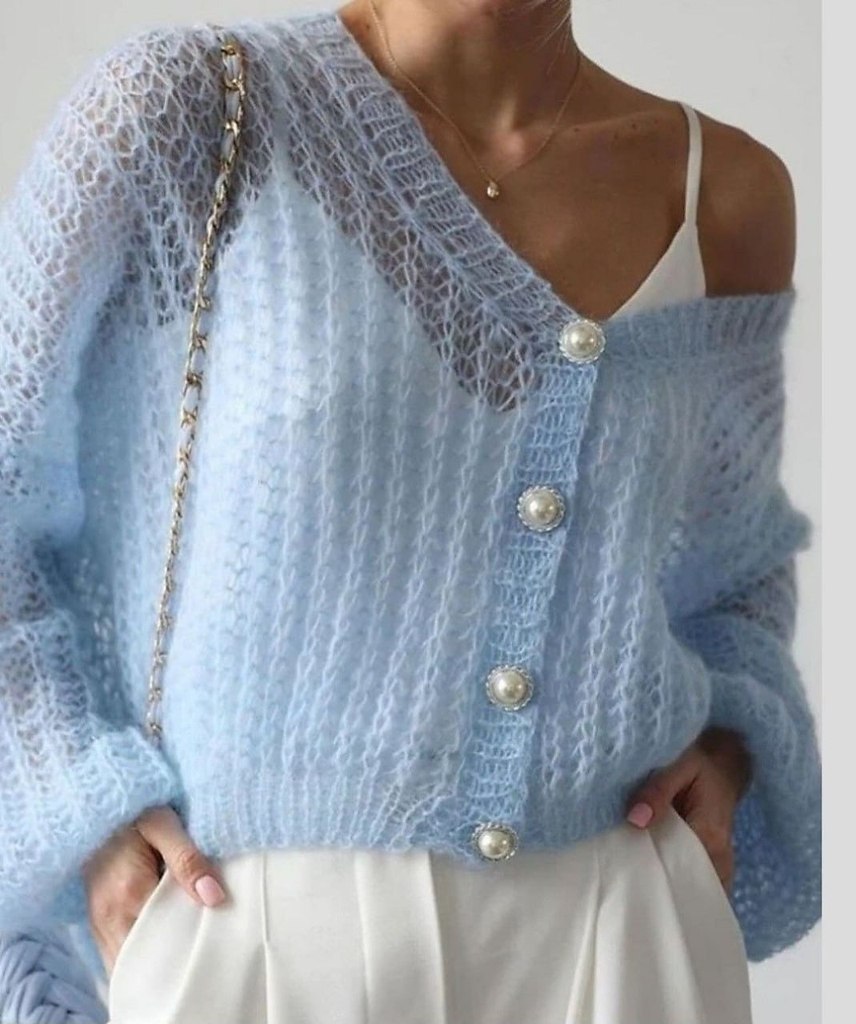 Эти модели из тонкого мохера с кружевными и ажурными деталями объединяет утончённость и лёгкость. ... - 4