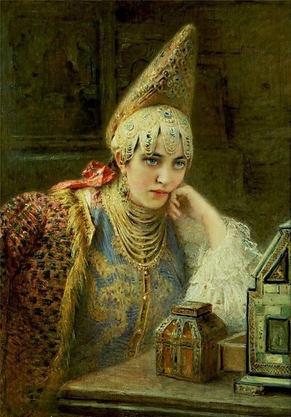 Русская краса в картинах Константина Маковского - 6