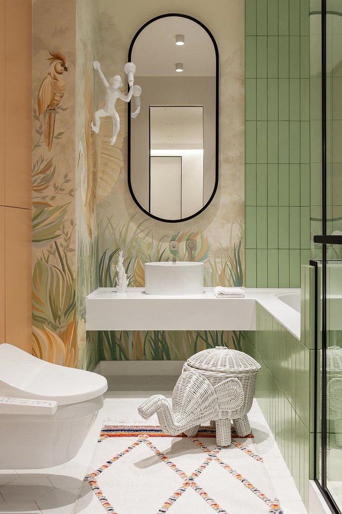 лофт с настроением — когда бетон сочетается с деревом и цветом.это пространство построено на ... - 8