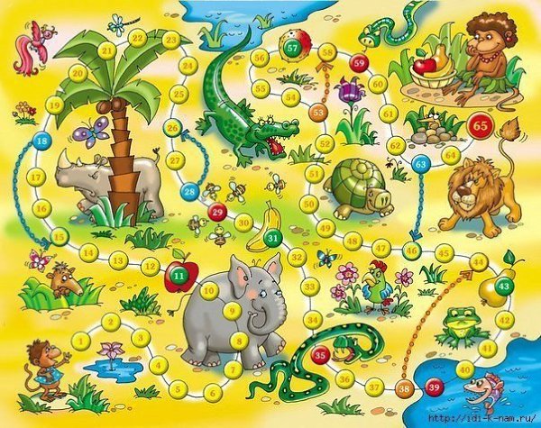 Игры - ходилки. Распечатайте и играйте всей семьей - 3