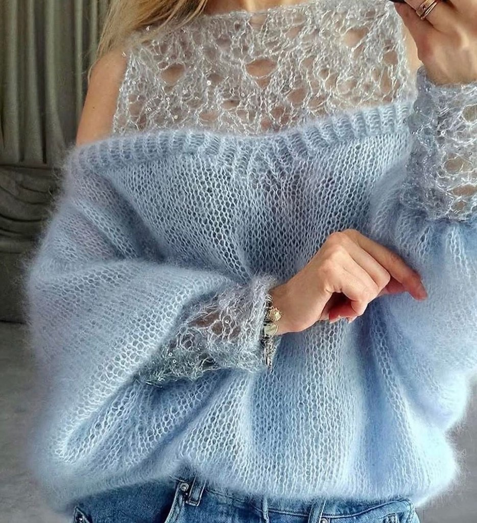 Эти модели из тонкого мохера с кружевными и ажурными деталями объединяет утончённость и лёгкость. ... - 2