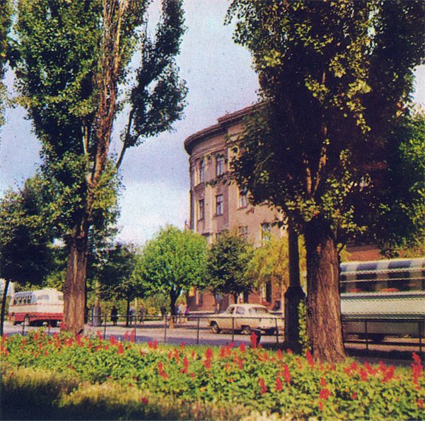 Брест. Гостиница «Буг» на улице Ленина. Конец 1960-х гг.