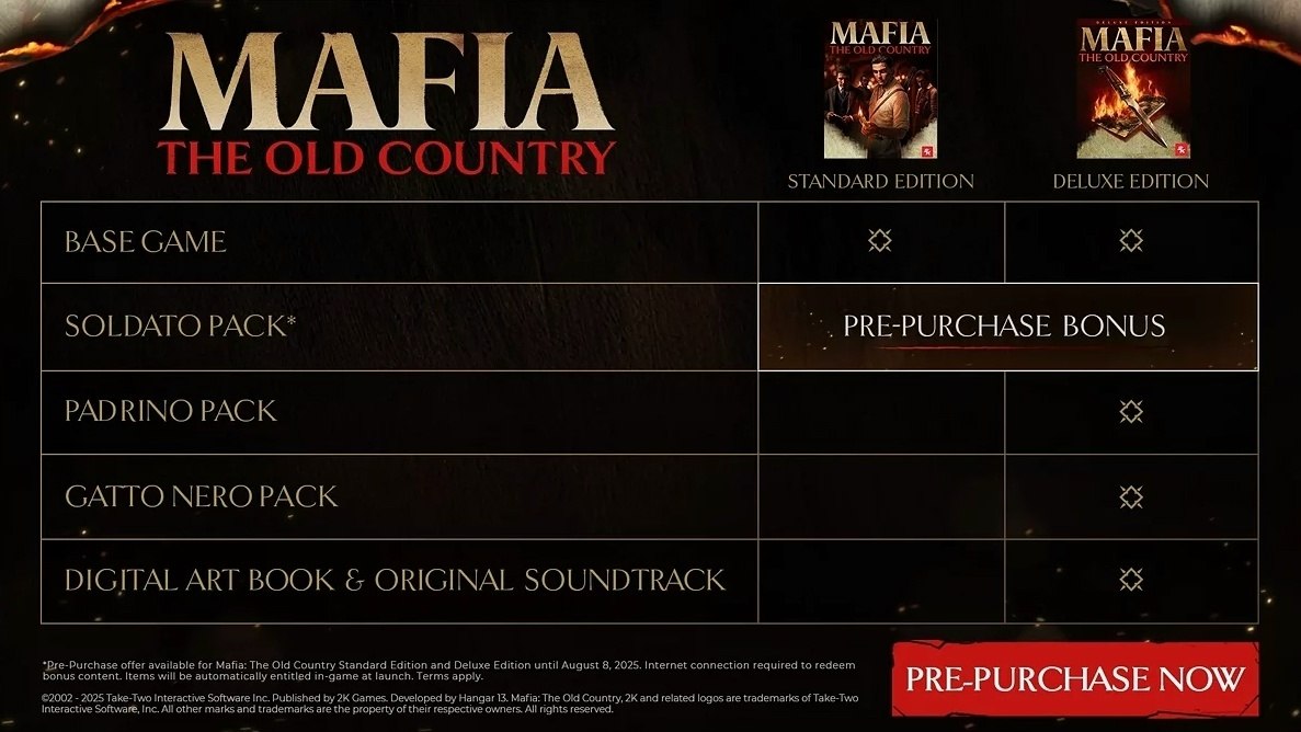 ����� ����������� ������� Mafia: The Old Country. ����������� � ������������ ��� ������� 1900-� ...