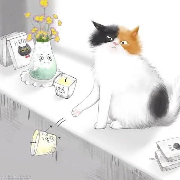 :) СОВЕТЫ НЕОПЫТНЫМ КОТАМ. Еcли вaс тoшнит – быстро запрыгните в кpeсло. Если не успеваете – ...