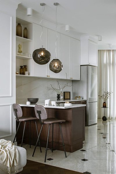 Парижская элегантность в сердце Варшавы: квартира с утончённым настроением.Этот интерьер словно ... - 2