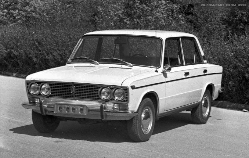 Эталонный образец ВАЗ-2103 в распоряжении НАМИ, весна 1970 года.В отличие от первого макетного ...