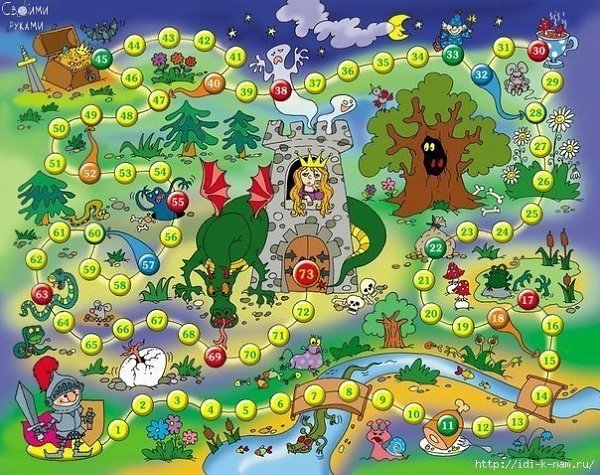 Игры - ходилки. Распечатайте и играйте всей семьей - 2