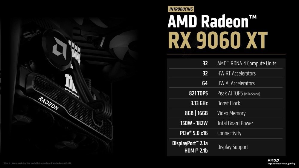  computex 2025 AMD   Radeon RX 9060 XT.    ... - 2