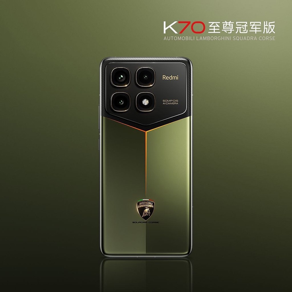 #Xiaomi: Redmi   Lamborghini    K70 Champion Edition.  ...