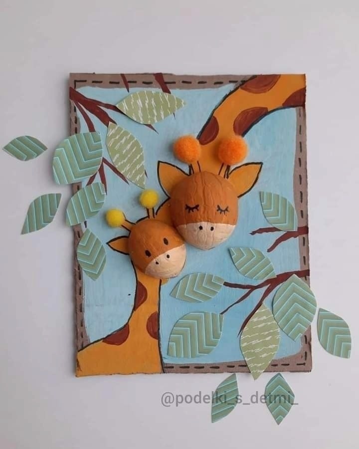 Необычные задумки из ореховых скорлупок - 2