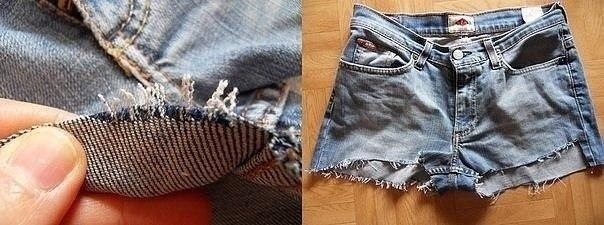 Шорты из старых джинсов. Идеи для переделки - 6