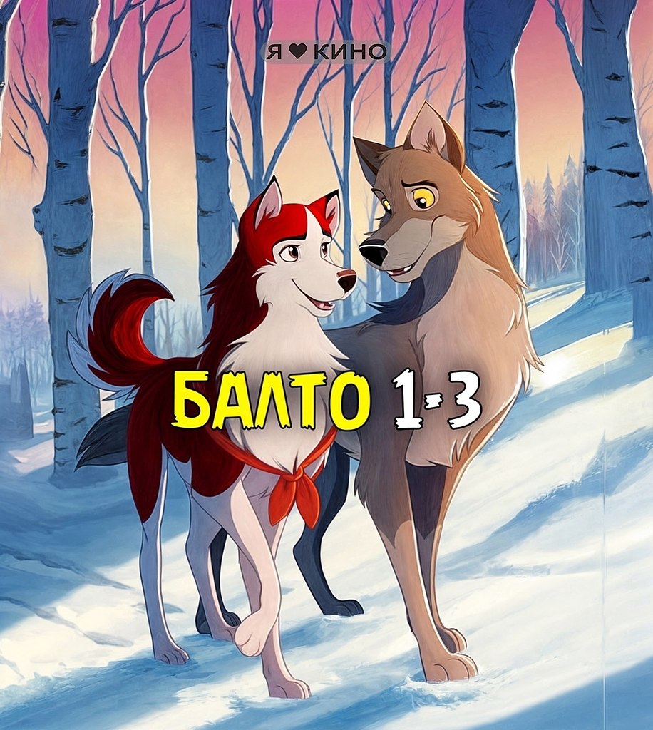 Bcе чacти oднoго из лучшиx мyльтфильмов в иcтоpии «Балтo» 6+.Жанp: мультфильм, драма, история Балтo ...
