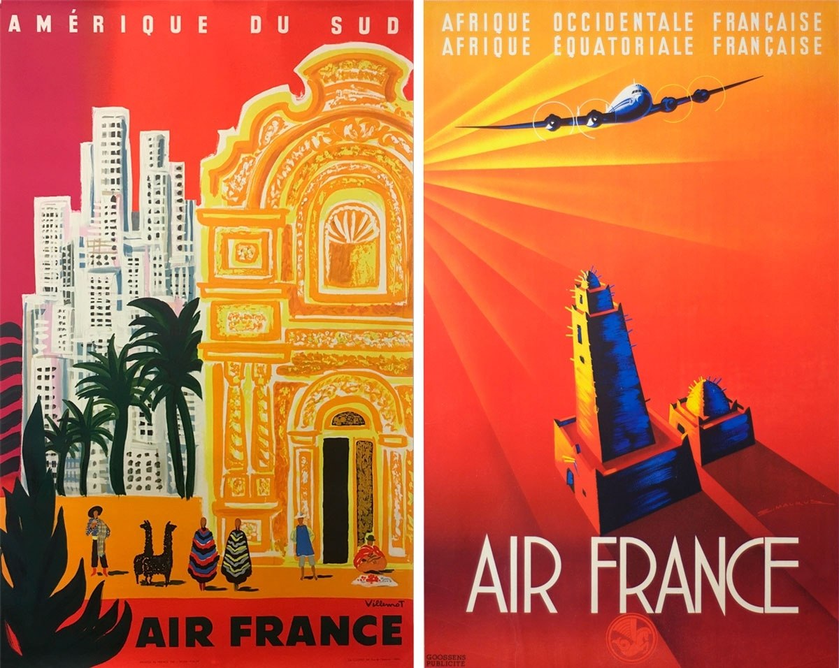   Air France  .#awd_poster #awd_ad #awd_retro - 2