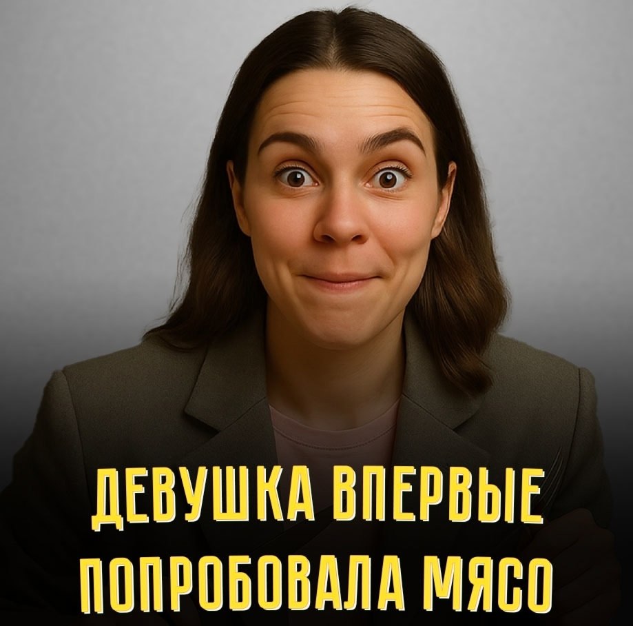 Девушка, годами избегавшая мяса, наконец-то решилась на первый укус — и это стало настоящим ...