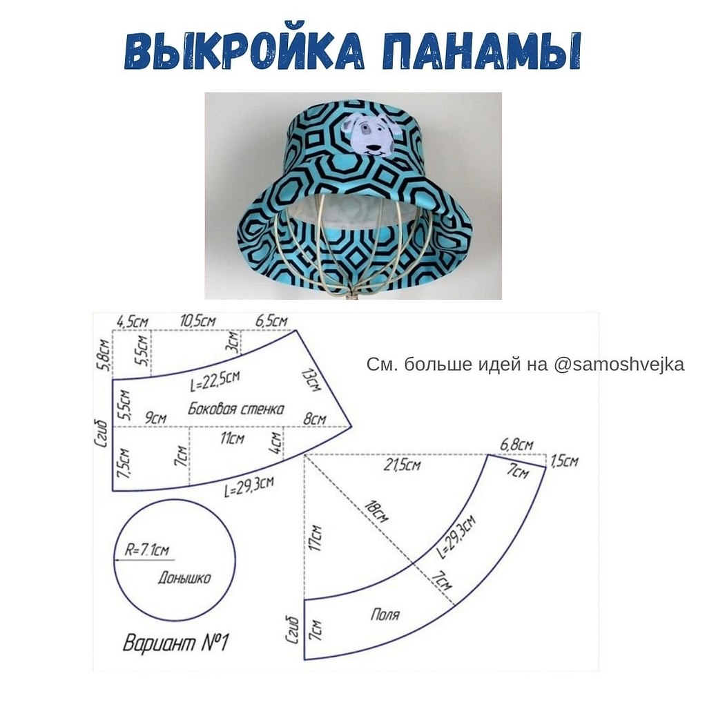 панама женская выкройка: 4 тыс изображений найдено в Яндекс.Картинках Выкройки ш