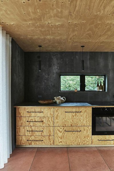 Летний домик для семьи архитекторов в Дании.Дом с окнами, открывающими вид на ручей, бамбуковыми ... - 5