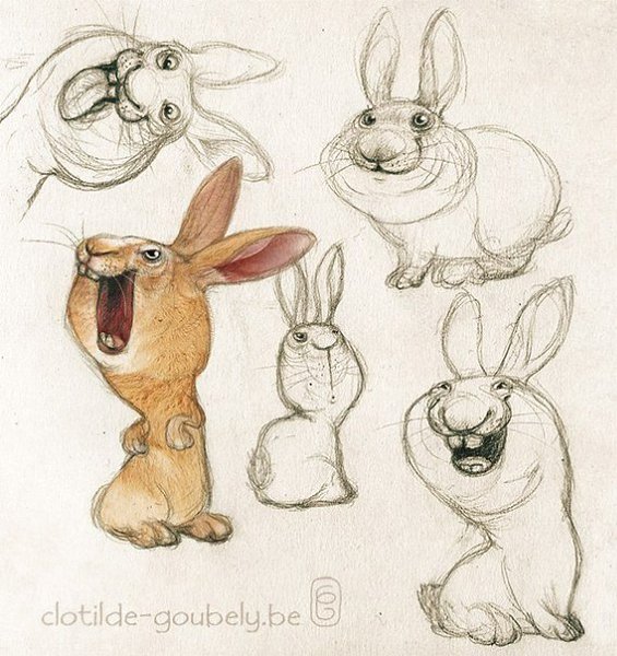 Уроки рисования от художника Clotilde Goubely - 5