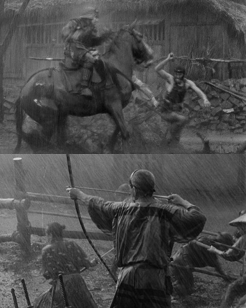 Семь самураев / Shichinin no samurai (1954). Режиссер: Акира Куросава Оператор: Асакадзу Накаи ... - 2